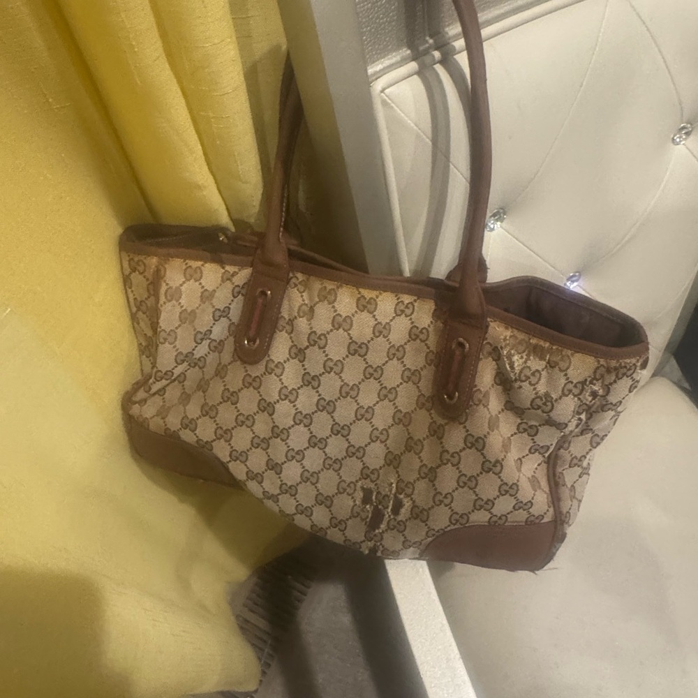 Pre loved Gucci Brown and Tan Women's Bag